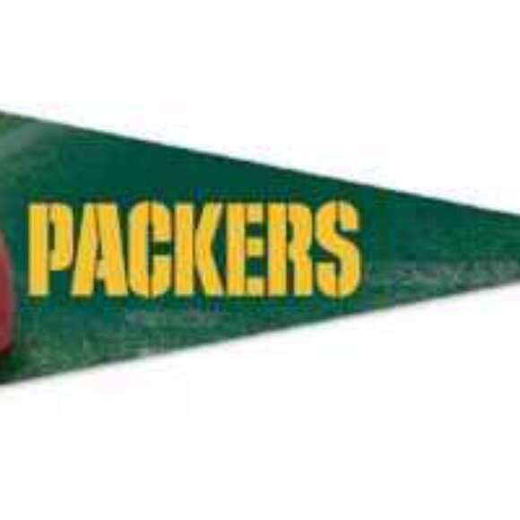 Green Bay Packers Premium Pennant - 12" X 30" NFL Official - Picture 4 of 4
